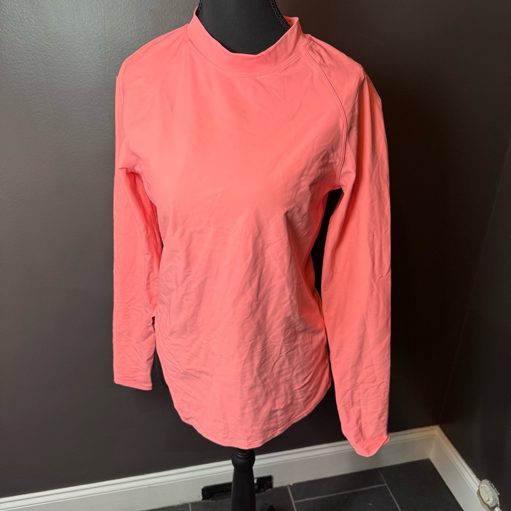 Lululemon Coral Long Sleeve Performance Top Women’s Athletic Running Shirt